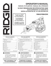 RIDGID R8643VN Manuel D'utilisation