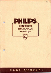 Philips GM 7635/01 Mode D'emploi