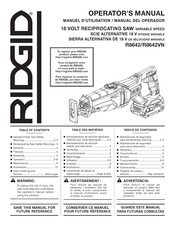 RIDGID R8642VN Manuel D'utilisation