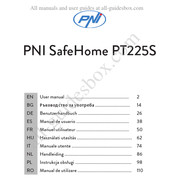 PNI SafeHome PT225S Manuel Utilisateur