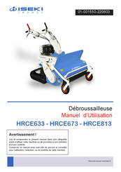 Iseki HRCE673 Manuel D'utilisation