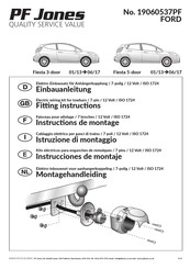 PF Jones 19060537PF Instructions De Montage