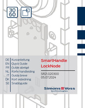 Simons Voss Technologies SmartHandle LockNode Guide Abrégé