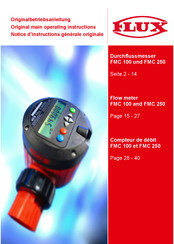 FLUX FMC 100 Notice D'instructions