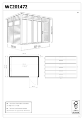 Konifera WC201472 Instructions De Montage