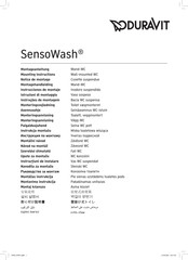 DURAVIT SensoWash 251159 Notice De Montage