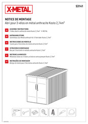 X-METAL Kosto 53141 Notice De Montage