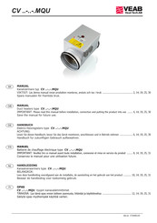 VEAB Heat Tech CV-MQU Serie Manuel