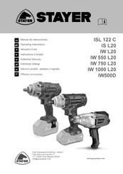 stayer IW 1000 L20 Instructions D'emploi