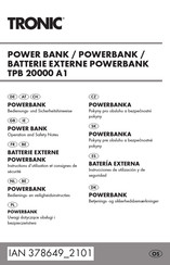 Tronic TPB 20000 A1 Instructions D'utilisation Et Consignes De Sécurité