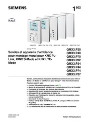 Siemens QMX3.P44 Mode D'emploi