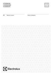 Electrolux KGS6424K Notice D'utilisation