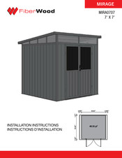 FIberWood MIRAGE MIRA0707 Instructions D'installation
