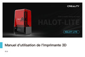 Creality HALOT-LITE Manuel D'utilisation