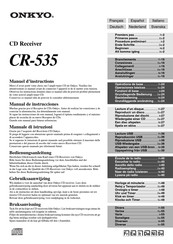 Onkyo CR-535 Manuel D'instructions