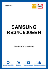 Samsung RB34C600EBN Manuel D'utilisation