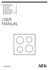 AEG IKE85441IB Notice D'utilisation