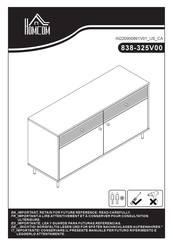 HOMCOM 838-325V00 Mode D'emploi