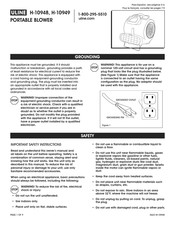 Uline H-10949 Mode D'emploi