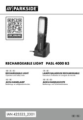 Parkside PASL 4000 B3 Instructions D'utilisation Et Consignes De Sécurité