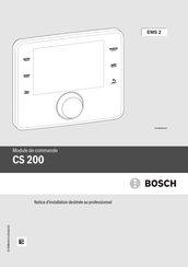 Bosch CS 200 Notice D'installation