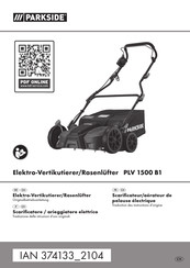 Parkside PLV 1500 B1 Traduction Des Instructions D'origine