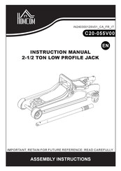 HOMCOM C20-055V00 Manuel D'instructions