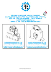 PFB R10BF Notice D'utilisation Et D'entretien