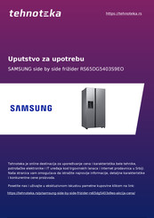 Samsung RS65DG5403S9EO Manuel D'instructions