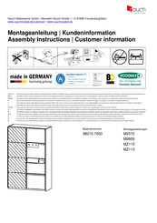 Rauch 88210.7650 Instructions De Montage