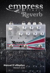 Empress Effects Reverb Manuel D'utilisation