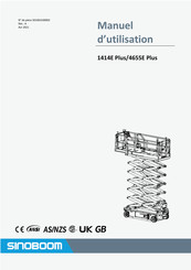 Sinoboom 1414E Plus Manuel D'utilisation