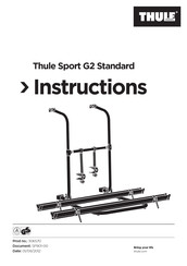 Thule Sport G2 Standard Instructions