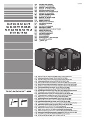 Telwin TIG DC AC/DC LIFT Manuel D'instructions