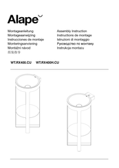 Alape WT.RX400H.CU Instructions De Montage