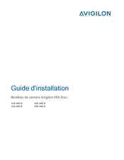 Avigilon 8.0C-H6X-B Guide D'installation