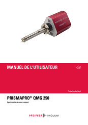 Pfeiffer Vacuum PRISMAPRO QMG 250 Manuel De L'utilisateur