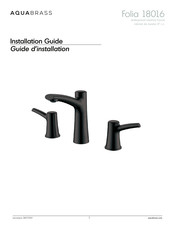 aquabrass ABFB18016EBK Guide D'installation