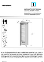 Forte ALEXANDRIA AXDV711R Notice De Montage