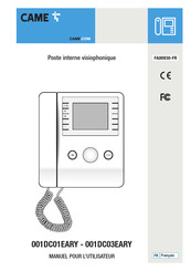 CAME 001DC03EARY Manuel De L'utilisateur