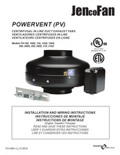 Soler & Palau POWERVENT PV-315 Instructions De Montage