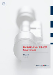 Simons Voss Technologies Digital Cylinder AX SmartIntego Manuel