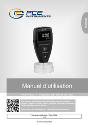 PCE Instruments WAM 10 Manuel D'utilisation