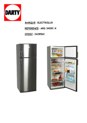 Electrolux Arthur Martin ARD 34392 X Notice D'utilisation