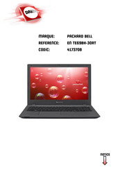 Acer Packard Bell TE69BH-30RT Manuel D'utilisation