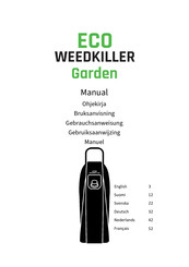 ECO WEEDKILLER EWK25 Garden Manuel D'utilisation