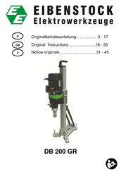 EIBENSTOCK DB 200 GR Notice Originale