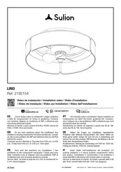 SULION LIRIO 2192154 Mode D'emploi