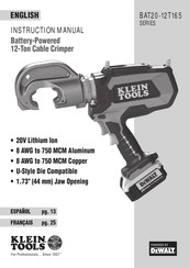 Klein Tools BAT20-12T165 Serie Manuel D'utilisation