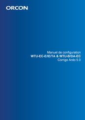 Orcon WTU-B/DA-EC Manuel De Configuration